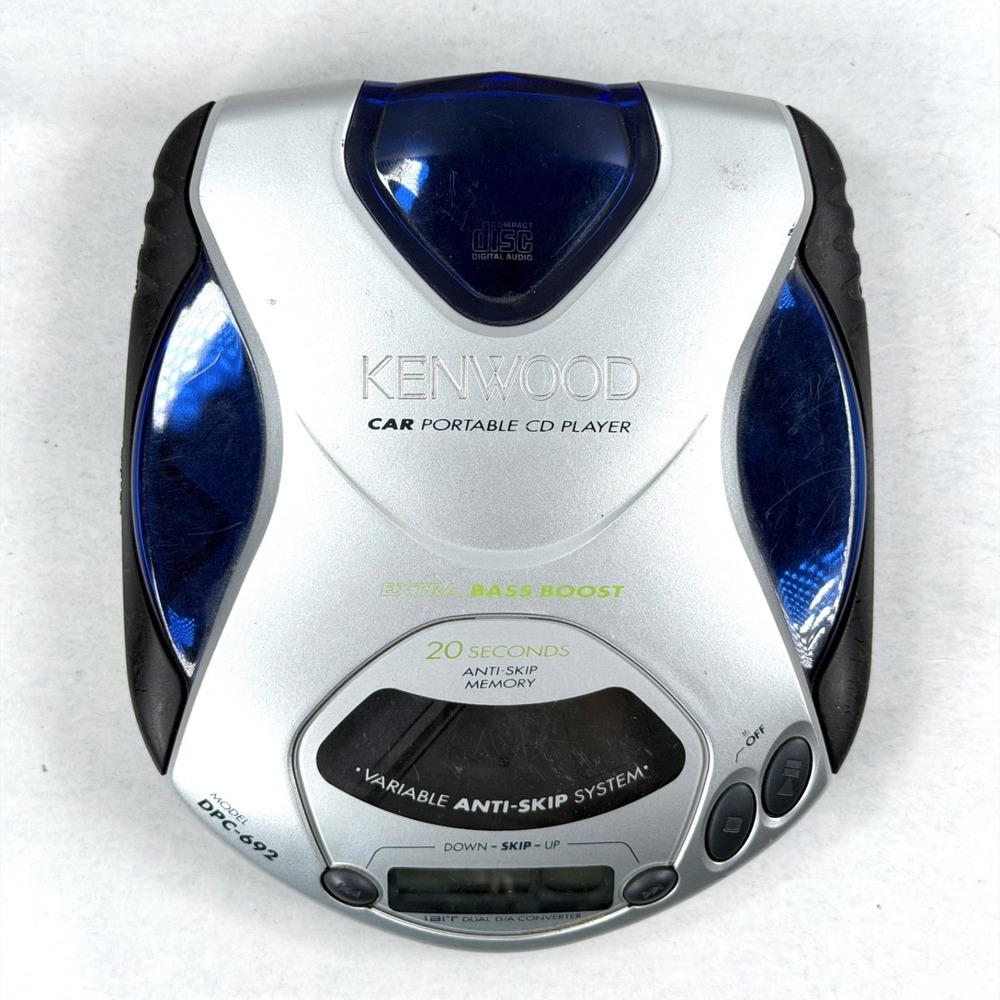 Kenwood Portable CD Compact Disc Player DPC-692 - Anti-Skip / Tested Working